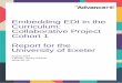 Embedding EDI in the Curriculum: Collaborative Project ... · See also Chris Millward, Wonkhe 2018-09-06 . Embedding EDI in the Curriculum: Report for University of Exeter 4 2. Executive