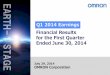 Q1 2014 Earnings Financial Results for the First …...2014/07/29  · FY14 Overview Q1 Results H1 Forecast Full-Year Forecast Corp. Value Creation 14 Upward revision, seeing performance