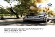 SERVICE AND WARRANTY INFORMATION 2016 BMW i3 · the BMW Maintenance Program. Coverage The BMW Maintenance Program covers all factory-recommended maintenance, as determined bythe Condition