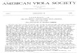 AMERICAN VIOLA SOCIETY€¦ · AMERICAN·_~ VIOLA SOCIETY American Chapter of the INTERNATIONALE VIOLA FORSCH~NGSGESELLSCHAFT April REWSLETTER 28 CON G RES_ S ~:. 9 ·Tbe 9th Aanual