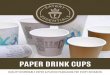 PAPER DRINK CUPS - Eatery Essentials Koda Cup hot cups are available in 4~24 oz. sizes, white, and a