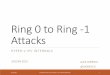 Ring 0 to Ring -1 Attacks - GitHub 0 to Ring-1... · Azure 0 Days / Unicorns Hypervisor Rootkits / Blue, purple, red, magic, or any kind of pills Providing helpful direction on how