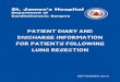 PATIENTDIARYAND DISCHARGEINFORMATION … · St. James’s Hospital Department of Cardiothoracic Surgery PATIENTDIARYAND DISCHARGEINFORMATION FORPATIENTSFOLLOWING LUNGRESECTION SEPTEMBER