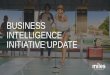 BUSINESS INTELLIGENCE INITIATIVE UPDATE...Google Analytics Dimensions DoubleClick Campaign Manager Current Location: Sweetspot Current Location: AdWords Metrics Impressions Clicks