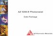 AZ 5200-E Photoresist - MicroChemicals AZ, the AZ logo, BARLi, Aquatar, nLOF, Kwik Strip, Klebosol,