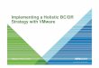 Implementing a Holistic BC/DR Strategy with VMware · 2014-05-15 · Implementing a Holistic BC/DR Strategy with VMware ... VMware vFabric™ tc Server vSphere App HA New Policy-based