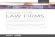 ON24 FOR LAW FIRMS - Arkadin US€¦ · ON24 FOR LAW FIRMS In a hyper-competitive landscape, law firms need to stand out from the competition. Successful firms need effective ways
