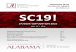 SPANISH CONVENTION 2019 - University of Alabamamlc.ua.edu/spanish/files/2019/03/SC19-Booklet.pdf · SPANISH CONVENTION 2019 . April 12TH, 2019 . Welcome Letters from UA and FCEA p2-3