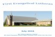FIRST EVANGELICAL LUTHERAN CHURCH · July 3 – Brian Arnold, John Stewart United Methodist July 10 – Rev. Soo-Hea Park, Harpster United Methodist July 17 – Chief Billy Friend,