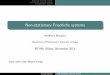 Non-stationary Friedrichs systems - BCAM - Basque Center for Applied … · 2013-11-22 · Stationary Friedrichs systems Theory for non-stationary systems Possible further research