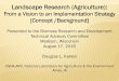 Landscape Research (Agriculture) · 2016-09-02 · My Journey Toward Landscape Research Interactions were important to me before college and throughout my career Soil/Water/Crop Effects