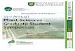 Proceedings and Program 33rd Annual Plant Sciences ... booklet... · 33rd Annual Plant Sciences Graduate Student Symposium March 31- April 1, 2017 ... interests include plant physiological