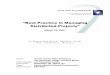 Best Practice in Managing Distributed Projects€¦ · The best practice in managing distributed projects is identified, described and structured in perspective of five project phases,