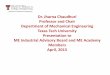 Department of Mechanical Engineering Dr. Jharna Chaudhuri ... · Haputhanthri Wins Best Poster Award at ASME ICES/Fuel Cell Department of Mechanical Engineering ... Department of
