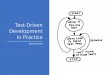 Test-Driven Development in Practice - Software engineering•”The practice of test-driven development does not drive directly the design, but gives them a safe space to think, the