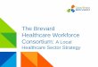 The Brevard Healthcare Workforce Consortium: A Local Healthcare … · 2018-12-05 · healthcare employers and agree on a mechanism to address those needs. ... –Educational Institutions