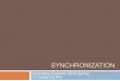 SYNCHRONIZATION - AndroBenchcsl.skku.edu/uploads/SWE3004S19/5-lock.pdf · The Critical-Section Problem ! Peterson s Solution ! Synchronization Hardware ! Mutex Locks ! Semaphores