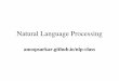 Natural Language Processing - GitHub Language and Vision Linguistic and Psycholinguistic Aspects of