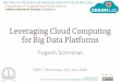 Leveraging Cloud Computing for Big Data Platforms · Mobile apps •Back-end processing, e.g. WhatsApp, ... 22-Dec-15 RWCC Workshop 4. DREAM:Lab Cloud Computing for Big Data MapReduce