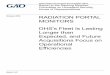GAO-17-57, RADIATION PORTAL MONITORS: DHS's Fleet Is ... · Highlights of GAO-17-57, a report to the Ranking Member, Committee on Homeland Security, House of Representatives October