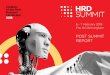 POST SUMMIT REPORT...Linkedin | #HRD18 | 6 LETTER FROM OUR SUMMIT CHAIR Mark Ellis Author and Service Operation Director It’s an incredible privilege to chair the HR Directors Summit