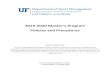 2019-2020 Master’s Program - University of Florida ...hhp.ufl.edu/media/hhpufledu-/them-spm-media-files/them-spm-student... · 2019-2020 Master’s Program Policies and Procedures