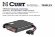 TRIFLEX BRAKE CONTROL INSTALLATION A ND …...See catalog for availability • CURT part# 51515 / 51516 - male quick plug with pigtails • CURT part# 51500 - brake control wiring