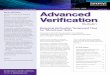 Quarterly newsletter for verification engineers Issue 3 ...Quarterly newsletter for verification engineers Issue 3 2013 Advanced Verification Bulletin Reducing Verification Turnaround