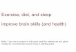 Exercise, diet, and sleep improve brain skills (and health) · Exercise, more Spark: The Revolutionary New Science of Exercise and the Brain by John J. Ratey. Deskcycles “A new