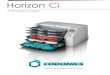 Horizon Ci - Codonics · Horizon Ci combines diagnostic film, color paper and grayscale paper printing to provide the world’s most versatile medical imager. Horizon’s multiple