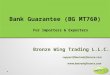Bank Guarantee MT760 – Bank Guarantee Providers