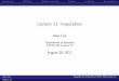 Lecture 11: Imputation - Aucklandlee/784/lectures/... · Lecture 11: Imputation Alan Lee Department of Statistics STATS 784 Lecture 11 August 28, 2017 ... Introduction MCAR etc Multiple