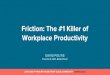 Friction: The #1 Killer of Workplace Productivity · with SaaS Making the decision to go all-SaaS Connecting disparate SaaS apps together to improve productivity Implanting microchips