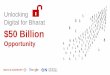 Unlocking Digital for Bharat $50 Billion · • An aggressive e-commerce marketplace driven by discounts, advances in delivery infrastructure and an underlying growth in smartphone