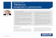 Tobacco: long-term pressures - CalPERSTobacco: long-term pressures 2. Litigation It is beyond the scope of this paper to explore the long list of litigation launched against the tobacco