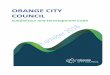 Orange City Council · 2019-03-18 · Orange City Council Subdivision and Development Code - Version 2 July 2017 Last review XXXXXX 2017– Next review XXXXXX 2018 1 | P a g e AMENDED