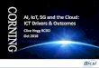 AI, IoT, 5G and the Cloud: ICT Drivers & Outcomes · 2018-10-12 · Corning Restricted Cloud-fit –Suitable for Use in a Cloud-based Environment •Key characteristics of Cloud-fit