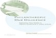 Philanthropic Due Diligence - CRPEPhilanthropic Due Diligence: Exploratory Case Studies to Improve Investment in Urban Education 7 Efforts devoted exclusively to schools also appear