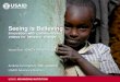 Seeing is Believing - Advancing Nutrition Seeing is Believing Innovation with community-led videos for