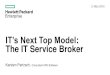 IT’s Next Top Model The IT Service Broker...desk •Federate private cloud service requests delivering on the single portal theme •Master catalog with aggregation capabilities