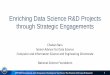 Enriching Data Science R&D Projects through …...Workforce Application of data science techniques, tools, and technologies in science and other applications domains • 1st Workshop