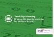 Total Trip Planning - BCD Total Trip Planning: The secret is door-to-door guidance Total Trip Planning:
