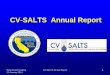 CV-SALTS Annual Report · 2014-01-21  · CV-SALTS Annual Report 2 CV-SALTS Collaborative Basin Planning Effort Utilizing Stakeholder Process to Develop Salinity and Nitrate Management