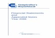 Financial Statements and Appended Notes Year 2006...consolidated financial statements of the Port Authority for the year ended December 31, 2006, with selected comparative information