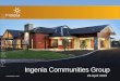 Ingenia Communities Group - ASX · 26/04/2016  · Ingenia Communities Group 26 April 2016 1 For personal use only. p2 Ingenia is a leading owner, operator and developer of affordable,