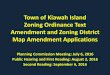 Town of Kiawah Island Zoning Ordinance Text Amendment and ...€¦ · Zoning Ordinance Text Amendment Application Application: The applicant is requesting to amend the Land Use Planning