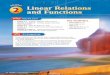 Chapter 2: Linear Relations and Functions€¦ · 5.2 5.5 58 Chapter 2 Linear Relations and Functions Example 22 Graph Is a Line a. Graph the relation represented by y 2x 1. Make