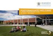 POSTGRADUATE WELCOME - Massey University services... · 2017-06-09 · University Welcome College Welcome and Information session Campus Orientation and Tour SNW foyer (Sir Neil Waters