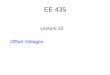 EE 435 - Iowa State 435 Lect 22 Spring 2012.pdfآ  EE 435 Lecture 22 Offset Voltages . How linear is