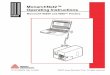MonarchNet2 Operating Instructions - Avery Dennison · 6 Troubleshooting Common problems and their solutions. ASpecifications Printer and radio specifications. G Glossary Networking